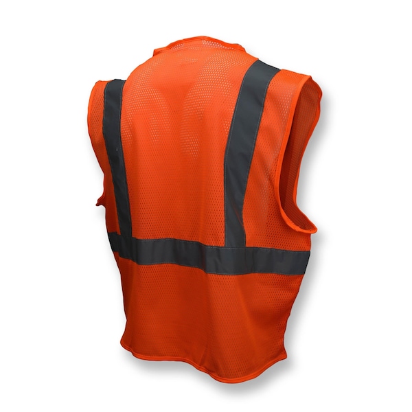 Hi-Vis Economy TpR/Cl2 Mesh Safety Vest-Org-M